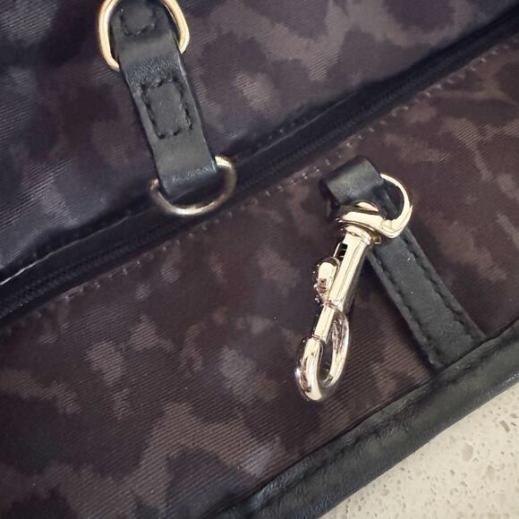 Coach Hadley Python Embossed Leather Suede Tote Bag F30963 No Strap - Picture 6 of 7